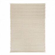 OYOY LIVING Putki Matta - Off White / Melerad ull, L200 x B146 cm