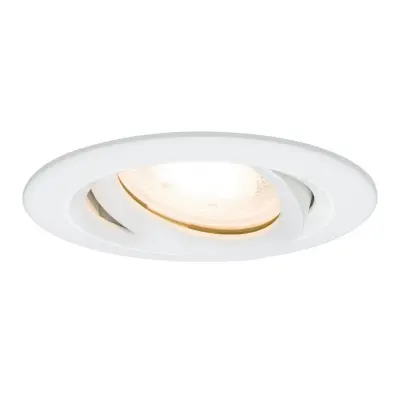 Paulmann - Nova infälld spot IP65 rund svängbar vit