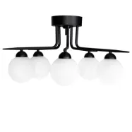 Punto Plafond, Matt svart 5-låg
