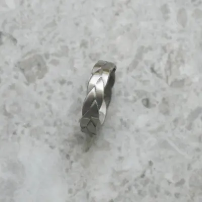 Ring Braid matt stål 21 mm