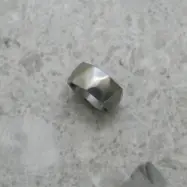 Ring Fasett matt steel 20 mm
