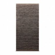 Rug Solid Leather matta 65x135 cm Wood (brun)