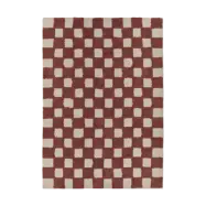 Scandi Living Checker Play matta 170x240 cm Cocoa
