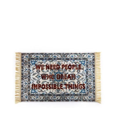 SELETTI - Impossible Things Burnt Carpet #11 80x120 Ljus Blå/Multicolor