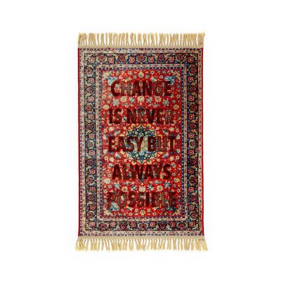 SELETTI - Possible Burnt Carpet #12 80x120 Röd/Multicolor