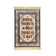 SELETTI - The Way Burnt Carpet #8 80x120 Blå/Multicolor