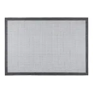 TEPPI 23745A matta, rektangulär - grå sisal (200x290)