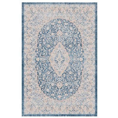 TEPPI 4014A Hallmatta, rektangulär - flerfärgat sammetstyg (80x150)