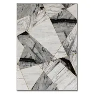 TEPPI ASR matta, m mönster, rektangulär - flerfärgad polyester (120 x 180)