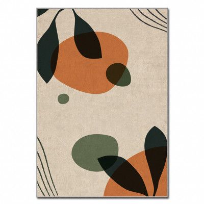 TEPPI ASR matta, med mönster, rektangulär - flerfärgad polyester (160x230)