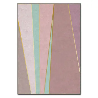 TEPPI ASR matta, med mönster, rektangulär - flerfärgad polyester (160x230)