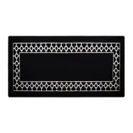 TEPPI Bague Hall matta, m mönster, rektangulär - flerfärgad polyester (80x200)