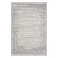 TEPPI Bastia 1277 matta, rektangulär - krämfärgad/grå polypropen (160x230)