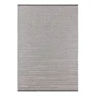 TEPPI Beverly Hall matta, rektangul&auml;r - gr&aring; polypropen