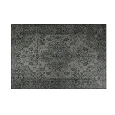 TEPPI Blues matta, m mönster, rektangulär - flerfärgad polyester (210x310)