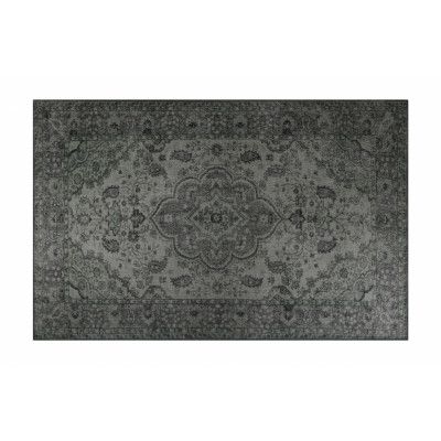 TEPPI Blues matta, m mönster, rektangulär - flerfärgad polyester (150x230)