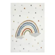 TEPPI Bohem Kids Rainbow matta för barn, rektangulär - flerfärgad polyester (140x200)