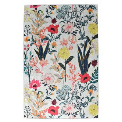 TEPPI Derosa Hall matta med mönster, rektangulär - flerfärgad polyester (100x300)