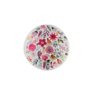 TEPPI Dräneringsmatta, m mönster, rund - flerfärgad polyester (Ø140)