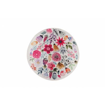 TEPPI Dräneringsmatta, m mönster, rund - flerfärgad polyester (Ø140)