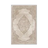 TEPPI EEXFAB621 matta, med mönster, rektangulär - flerfärgad polyester (120x180)