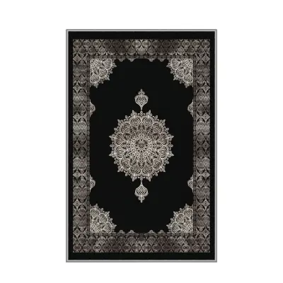 TEPPI EEXFAB649 matta, med mönster, rektangulär - flerfärgad polyester (120x180)