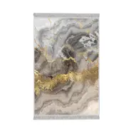 TEPPI Els2375 Hallmatta, rektangulär - flerfärgat sammetstyg (80x200)