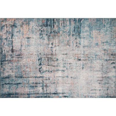 TEPPI Fusion matta, med mönster, rektangulär - flerfärgad polyester (150x230)