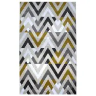 TEPPI H776 matta med mönster, rektangulär - flerfärgad polypropen (150x233)