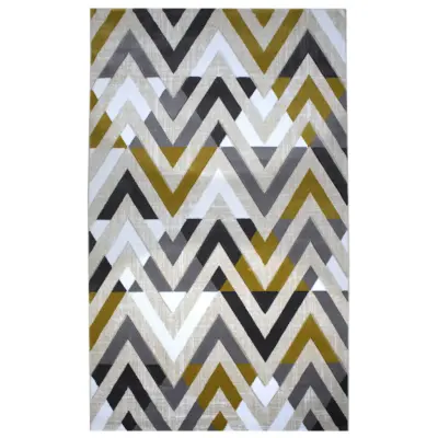 TEPPI H776 matta med mönster, rektangulär - flerfärgad polypropen (150x233)