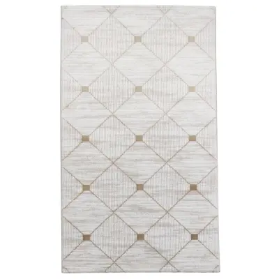 TEPPI Hera matta med mönster, rektangulär - flerfärgad akryl