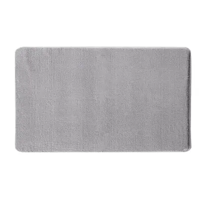 TEPPI HMFPUFY-3 matta, rektangulär - grå polyester (60x100)