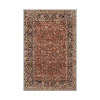 TEPPI Hmnt685 matta, rektangulär - flerfärgad polyester (60x100)