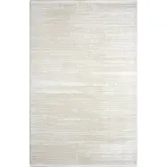 TEPPI Jasmine 1452 Hallmatta, rektangulär - beige och vit polyester (80x150)