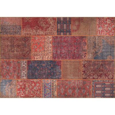 TEPPI Jazz matta, med mönster, rektangulär - flerfärgad polyester (150x230)