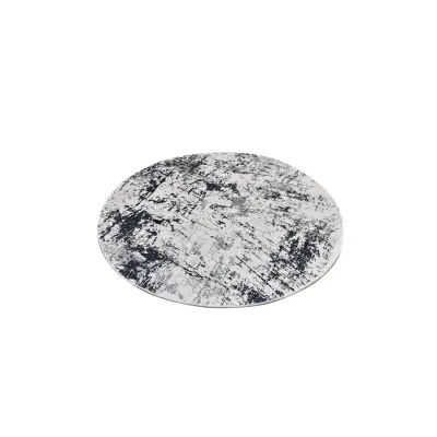 TEPPI Kenzo matta, m mönster, rund - flerfärgad polyester (Ø200)