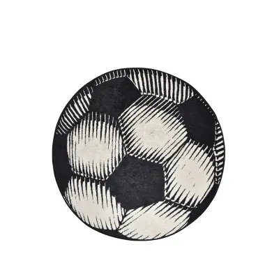 TEPPI Kulmatta för barn, rund - flerfärgad polyester (Ø200)