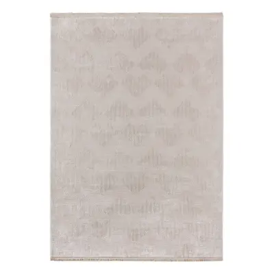 TEPPI Lamy matta med mönster, rektangulär - krämpolypropen