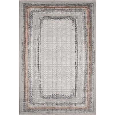 TEPPI Leo matta med mönster, rektangulär - flerfärgad polypropen/polyester (200x290)