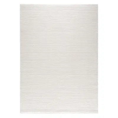 TEPPI Lima matta med mönster, rektangulär - kräm polyester (160x230)