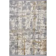 TEPPI Notta matta, rektangulär - beige/kräm/grå polypropen/polyester (160x230)