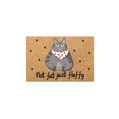 TEPPI Pvc kattlåda matta, rektangulär - flerfärgad PVC