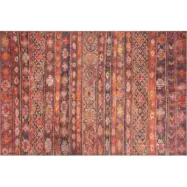 TEPPI Soul matta, m mönster, rektangulär - flerfärgad polyester (140x190)