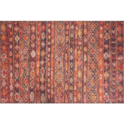 TEPPI Soul matta, m mönster, rektangulär - flerfärgad polyester (140x190)