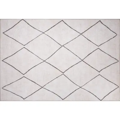 TEPPI Soul matta, med mönster, rektangulär - flerfärgad polyester (150x230)