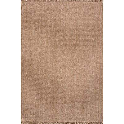 TEPPI Vlora TEPPI Vlora matta med fransar, rektangulär - beige polypropen (100x300)