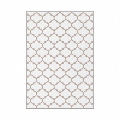 TEPPI WOOKECE304 matta med mönster, rektangulär - flerfärgad polyester (180x280)