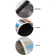 TEPPI Woopamuk109 barnmatta, rund - flerfärgad bomull och polyester (Ø100)