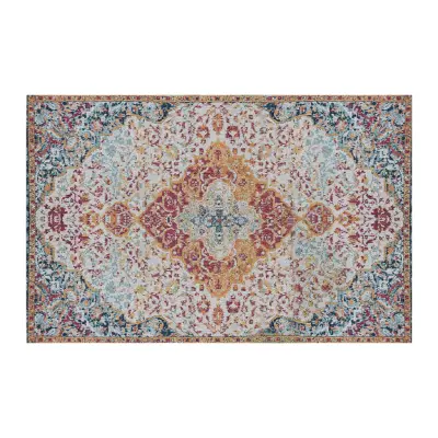 TEPPI Woopamuk176 mönstrad matta, rektangulär - flerfärgad bomull och polyester (180x280)