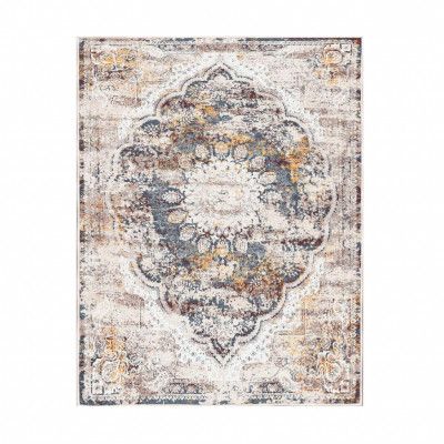 TEPPI WOOSONIL083 mönstrad matta, rektangulär - flerfärgad bomull (160x230)